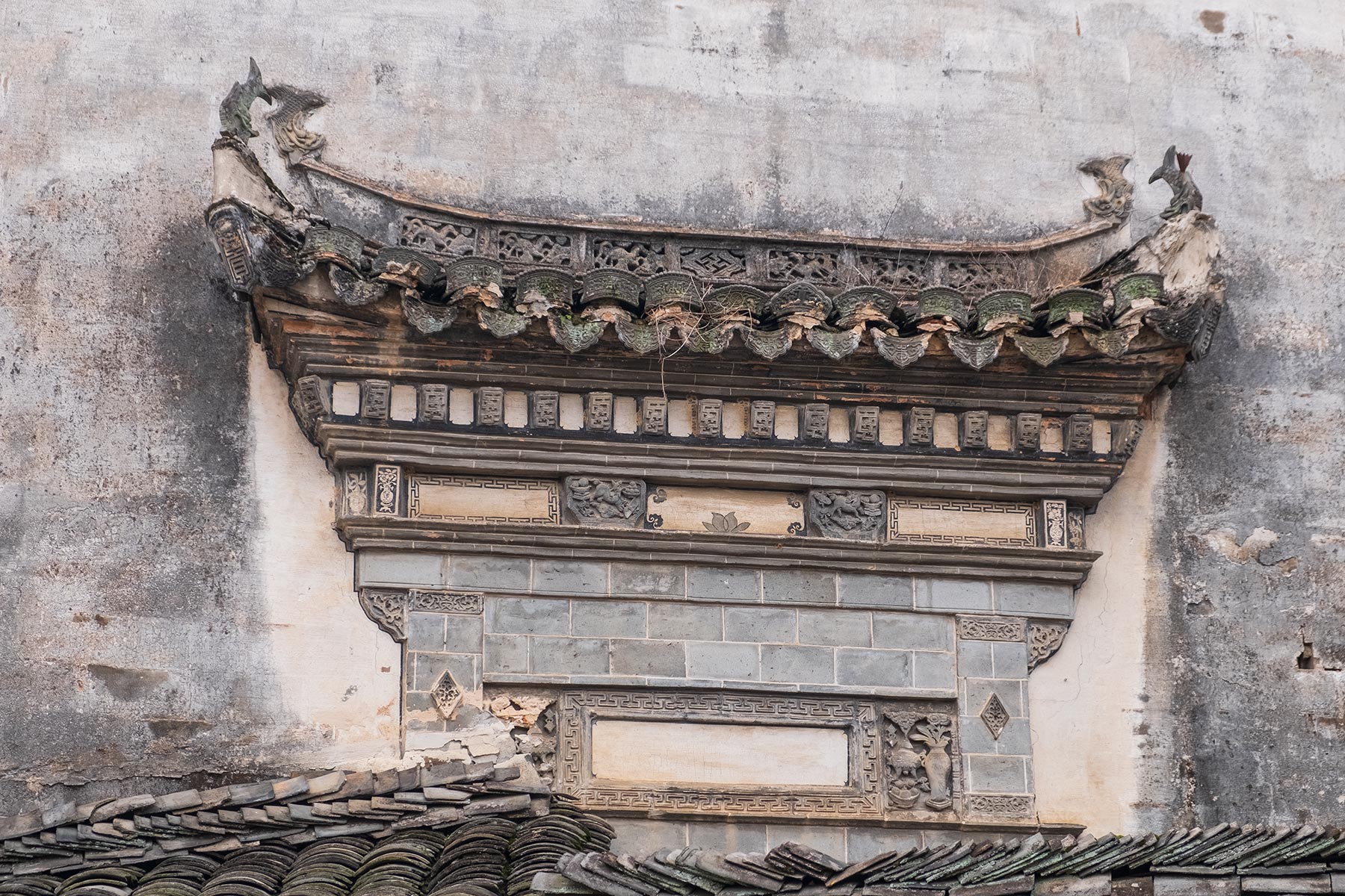 Historische Altstadt Nanping in Anhui, China