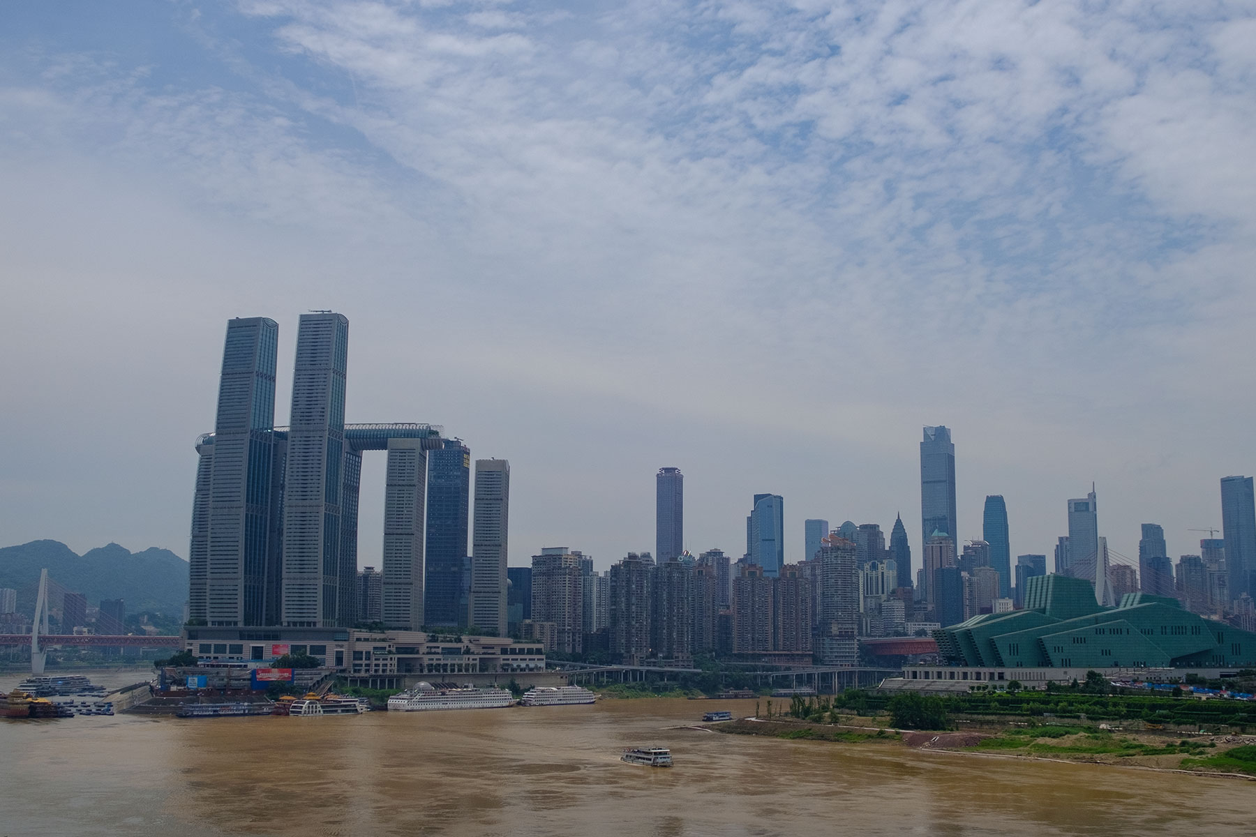 Innenstadt Panorama in Chongqing