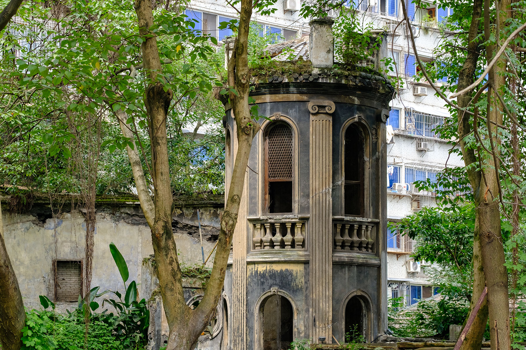 Altes Gebäude in Chongqing