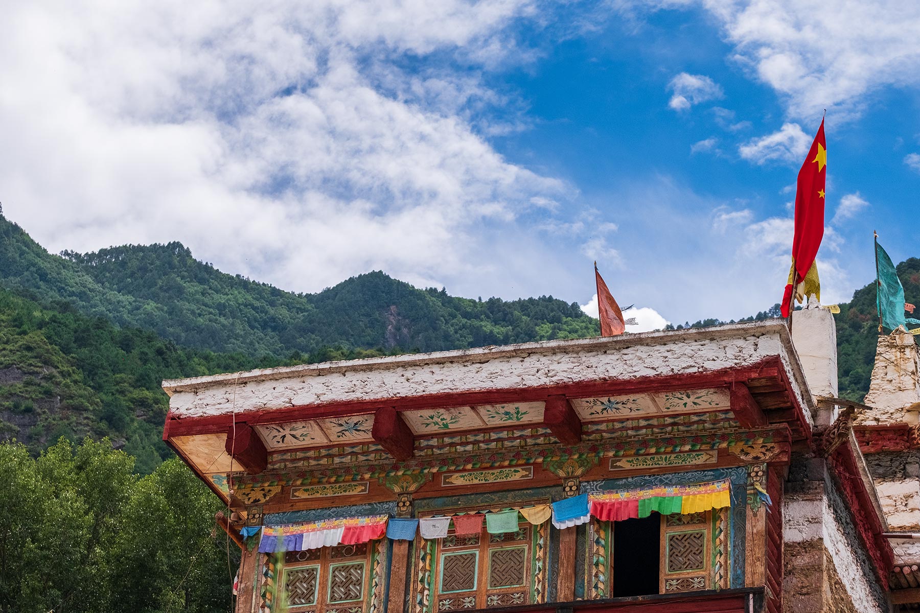 Tibetisches Dorf Danba Zangzhai in China