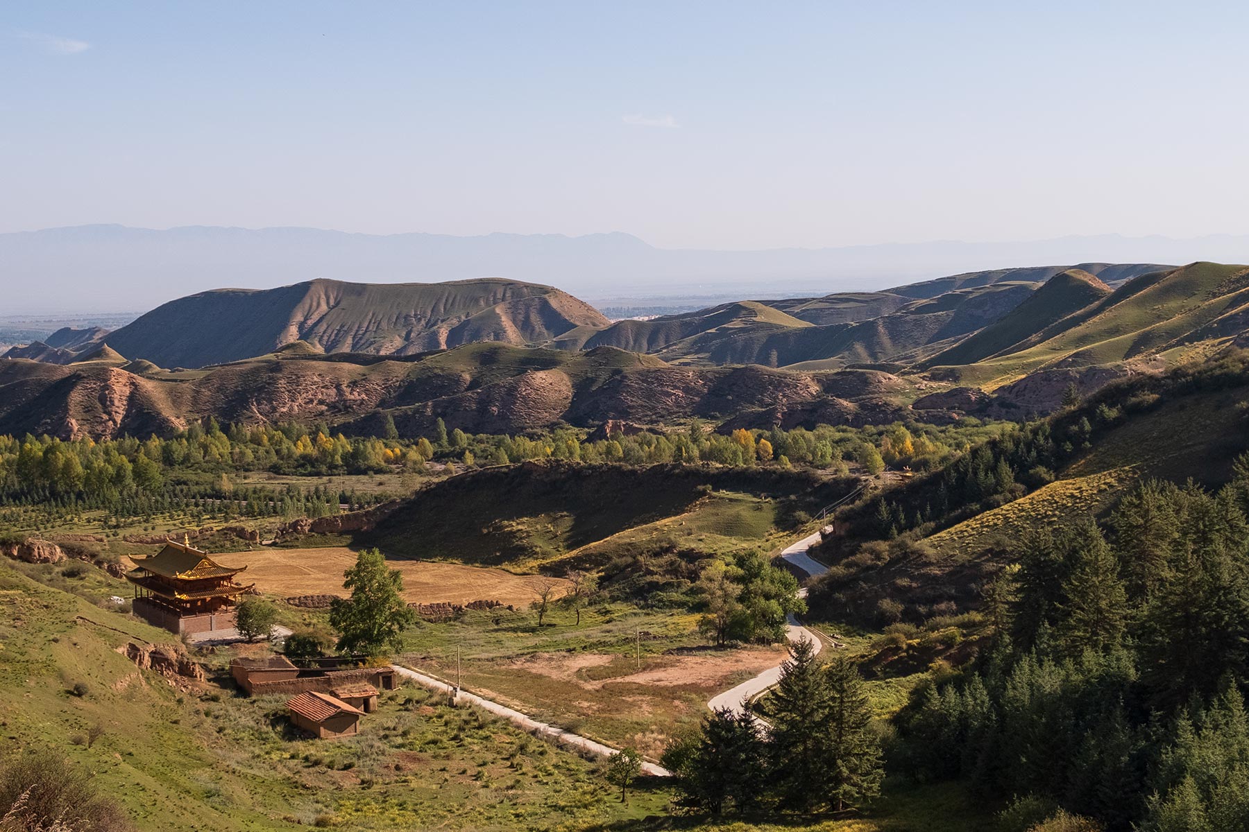 Landschaft beim Mati Tempel