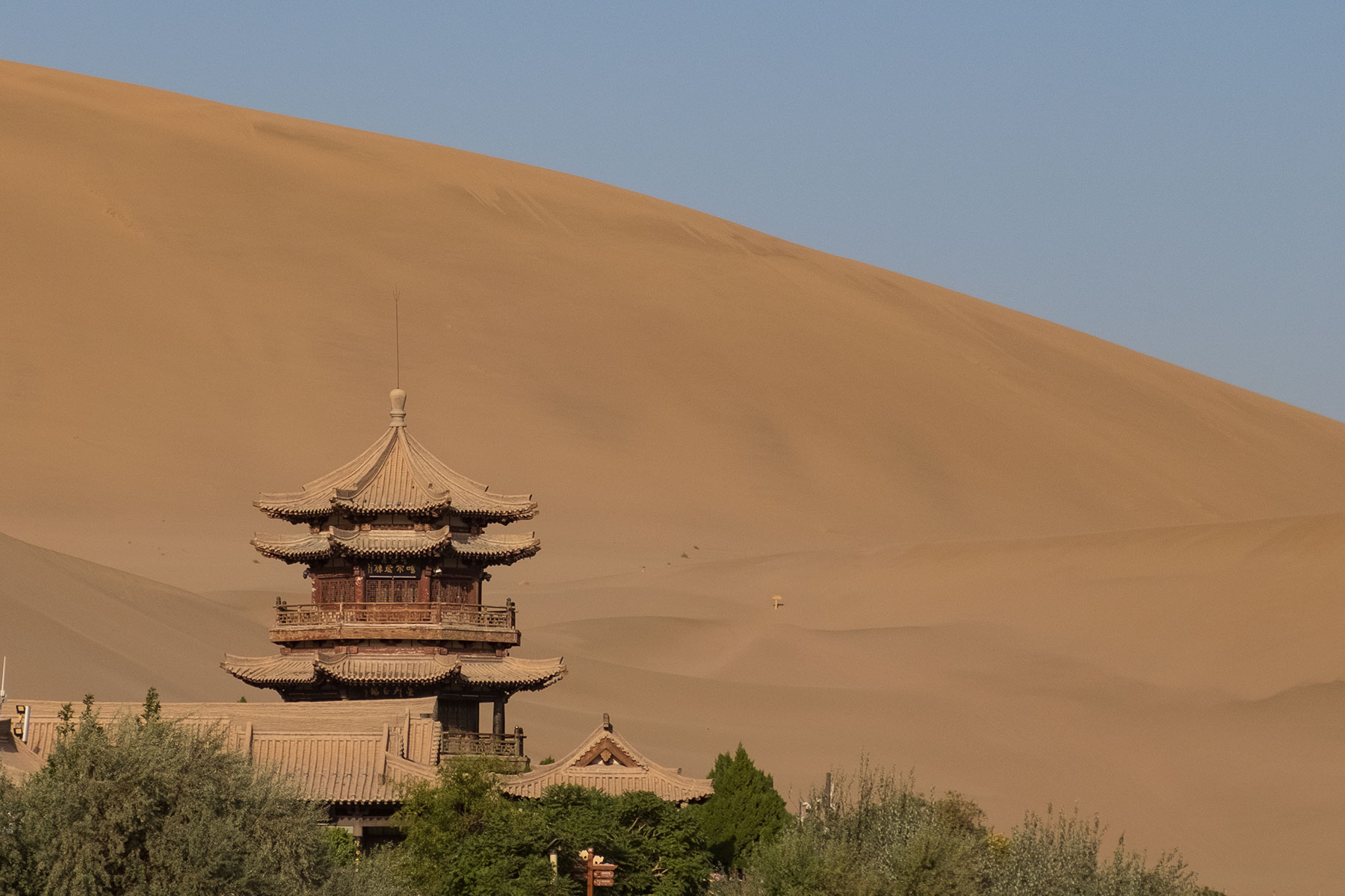 Mingsha Wüste in Dunhuang in China