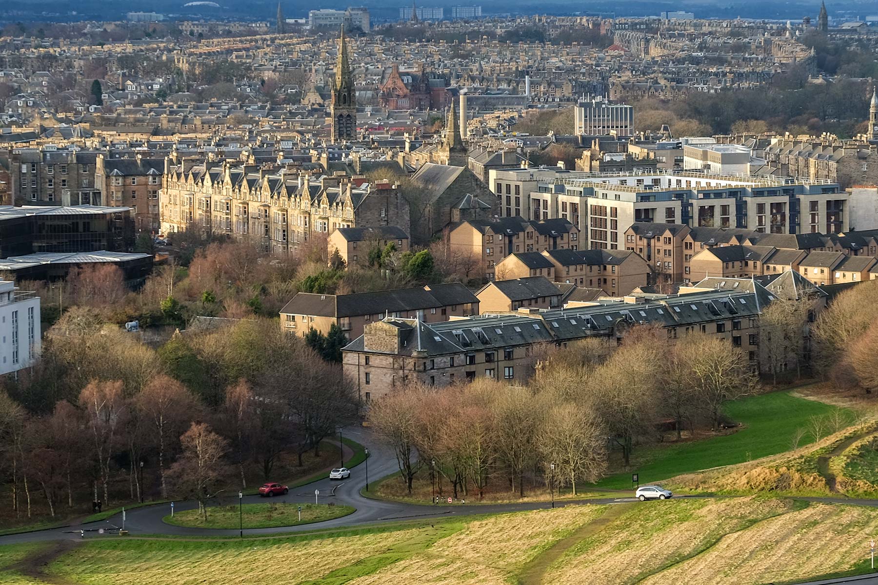 edinburgh_09 Blick auf Edinburgh vom Fuße des Arthur Seats